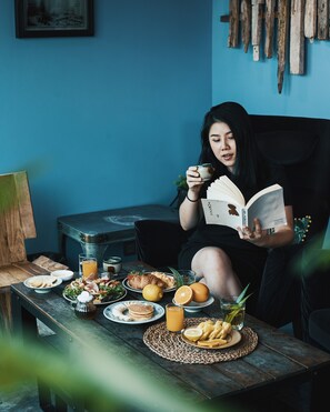 Sala de estar en el lobby