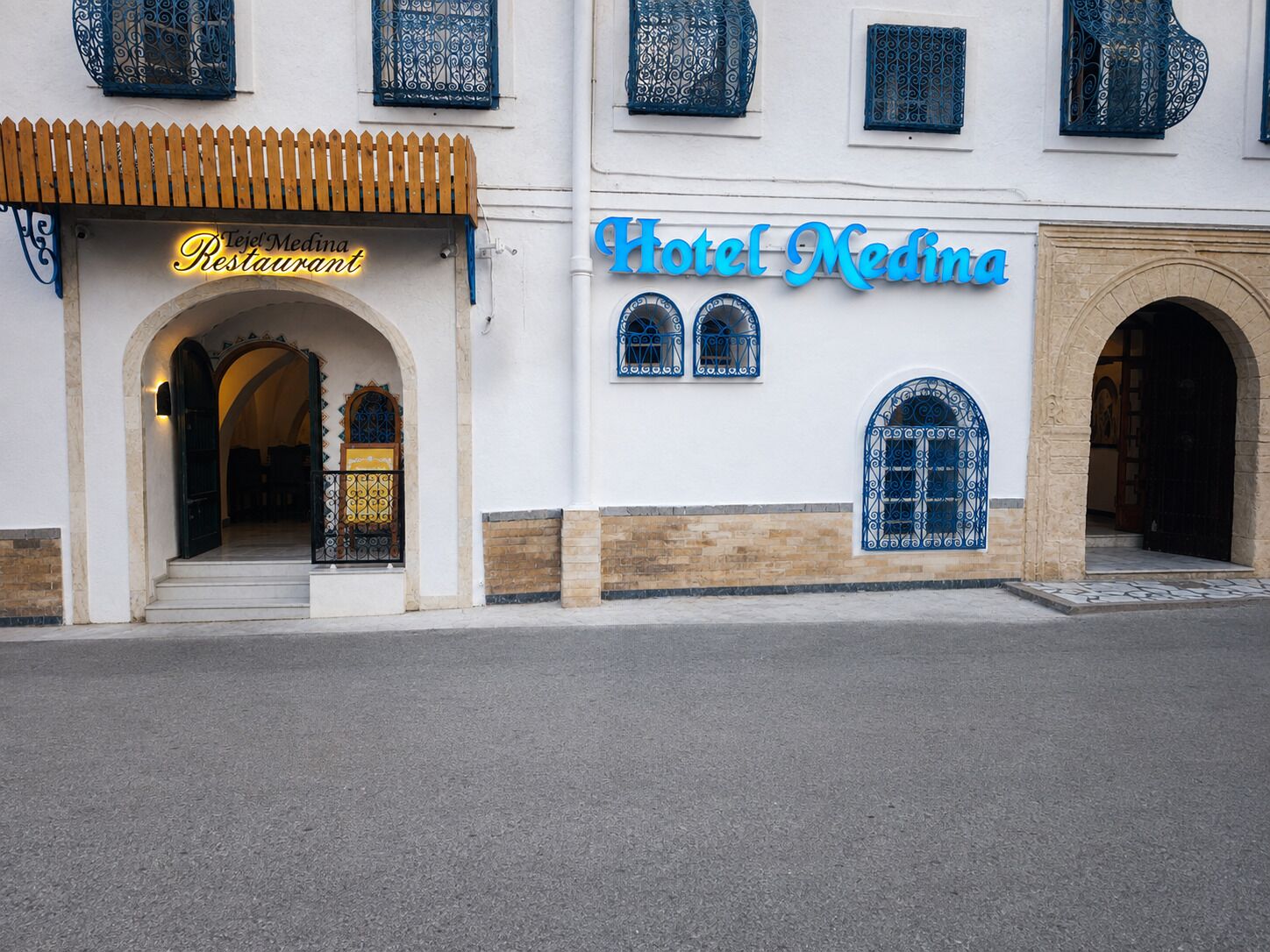 Fassade der Unterkunft