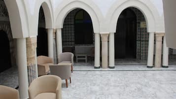 Sala de estar en el lobby