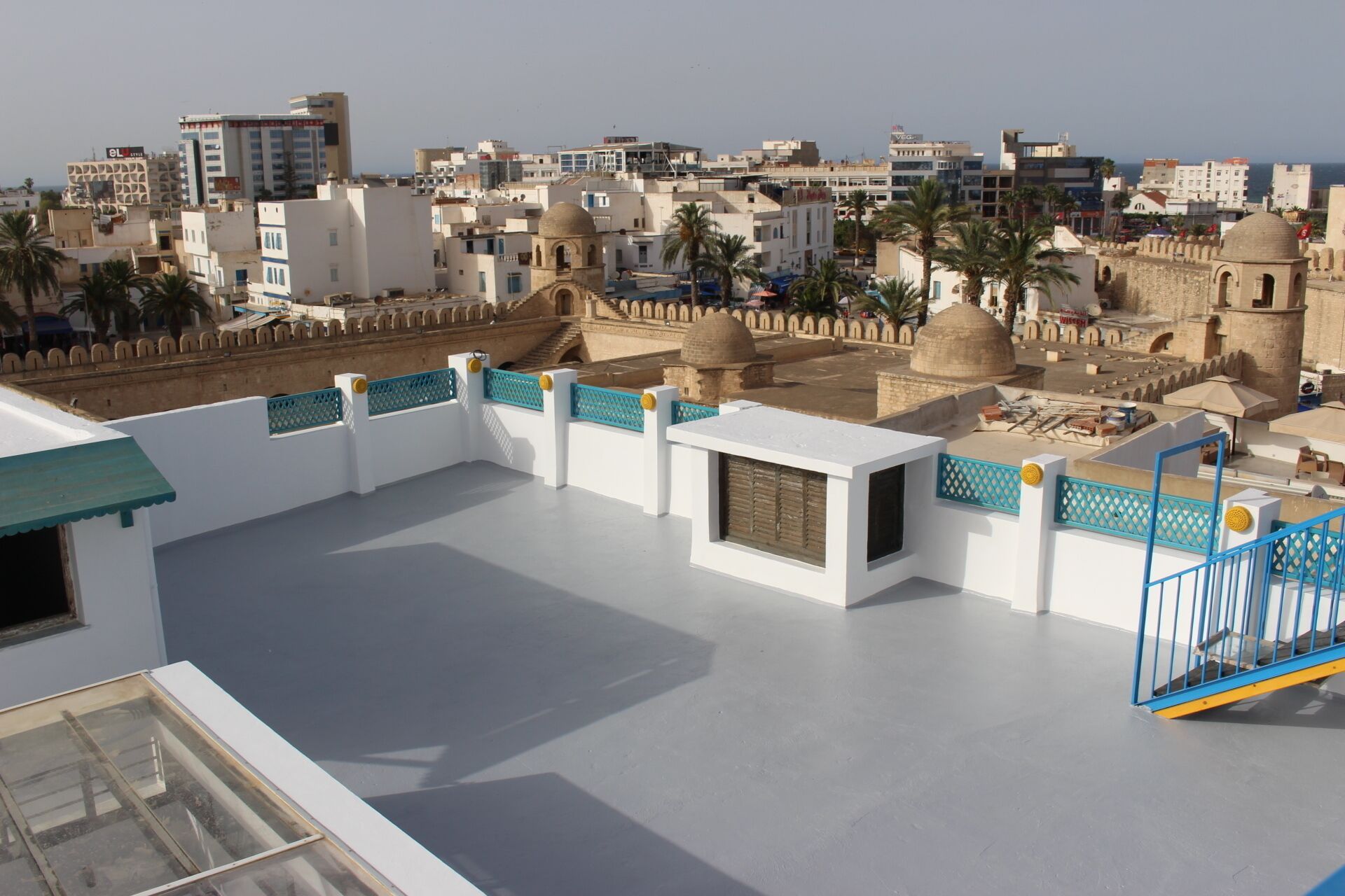 Terrasse sur le toit