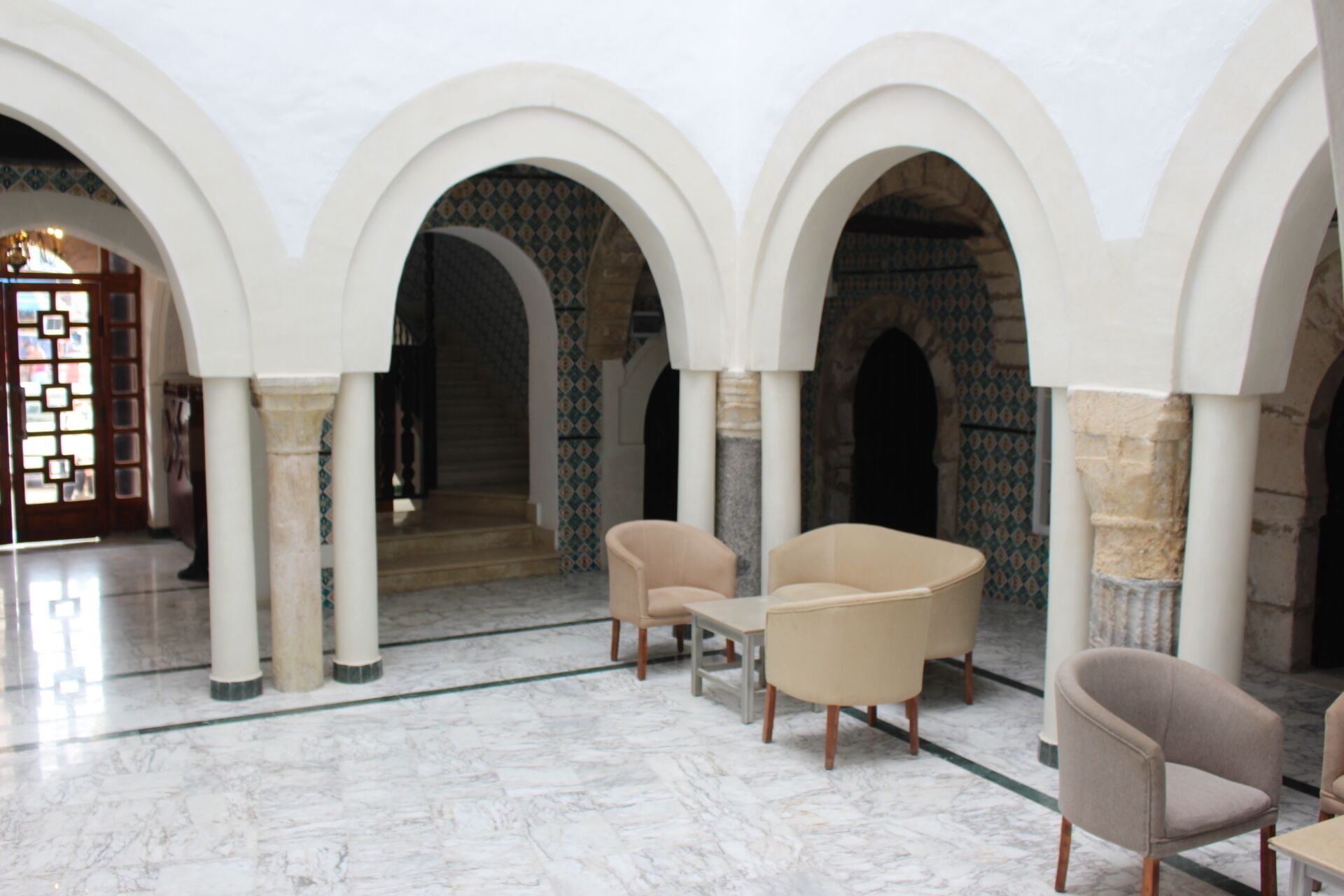 Sala de estar en el lobby