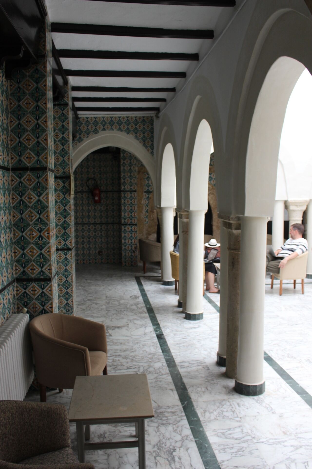 Sala de estar en el lobby