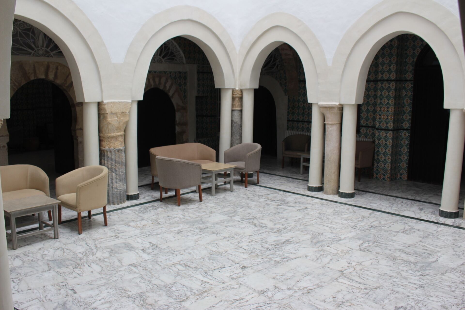 Lobby sitting area