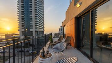 Three Bedroom Penthouse with Sea View | View from room