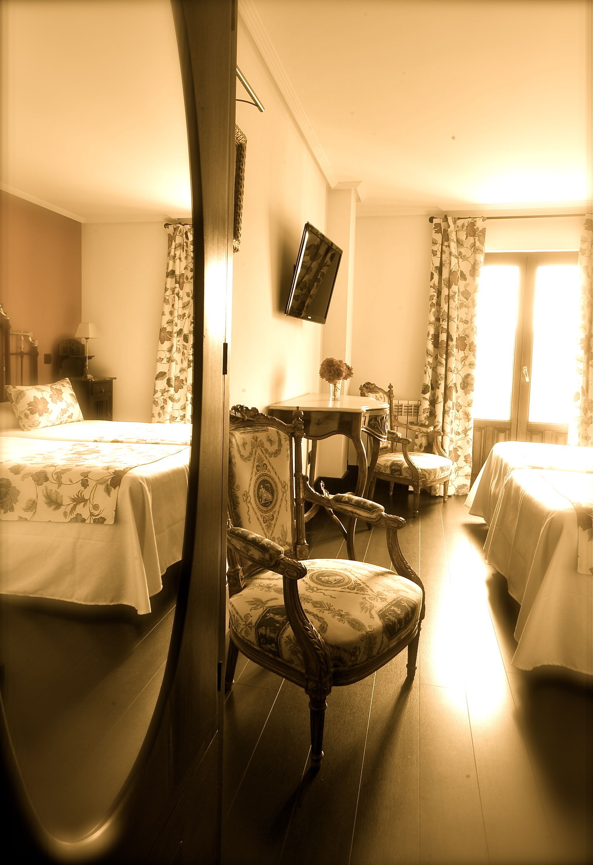 premium bedding, desk, blackout curtains, soundproofing