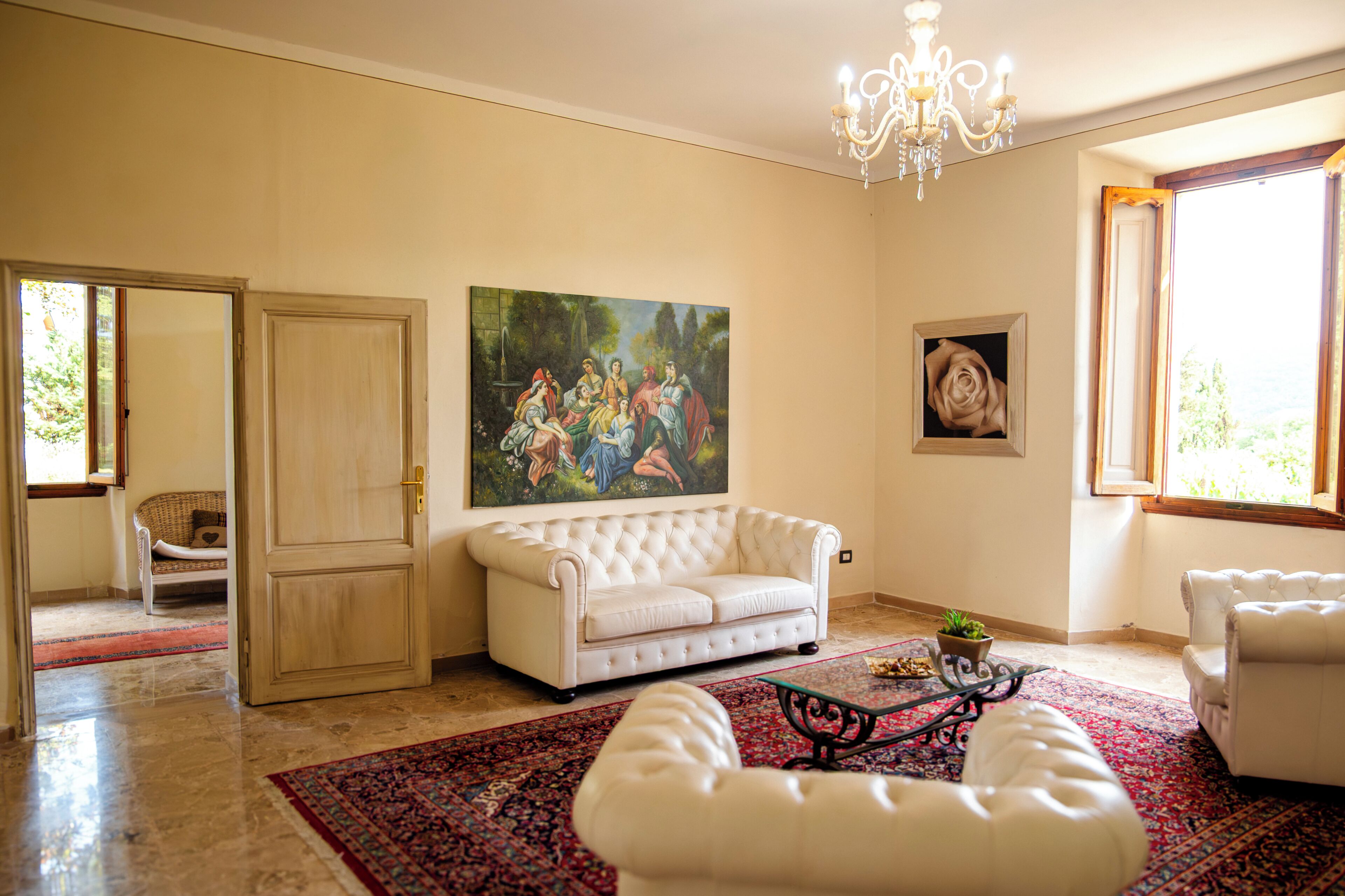 Lobby sitting area