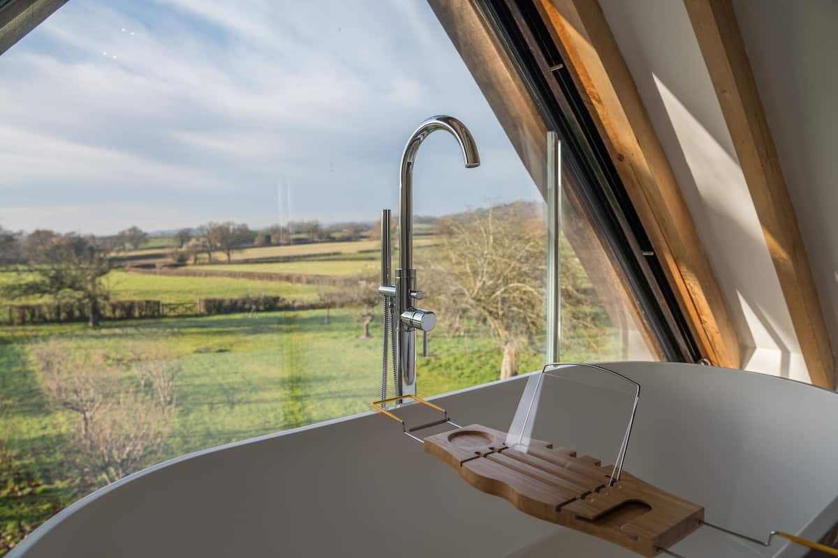 Chambre Double Deluxe, salle de bains attenante (With free-standing bath) | Salle de bain