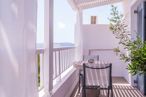 Superior Studio, Partial Sea View | View from room - Milos Bay Suites (Milos)