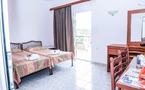 Apartment, 2 Bedrooms, Sea View | 1 bedroom, free cribs/infant beds, rollaway beds, free WiFi - Pasalis Apartments (Rhodes)