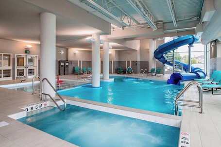 Una piscina techada