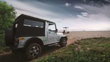 Tæt på stranden