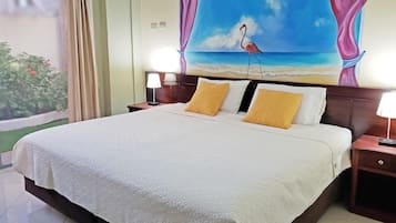 Habitación estándar, 1 habitación | Escritorio, tabla de planchar con plancha, wifi gratis y ropa de cama