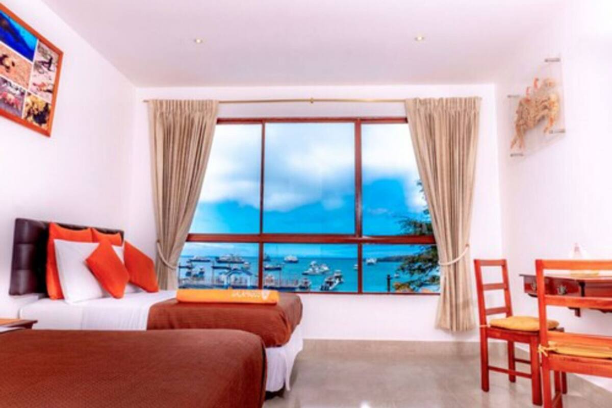double room, oceanfront | in-room safe, desk, iron/ironing board, free wifi