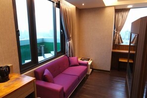 Suíte, vista para a cidade | Parte interna