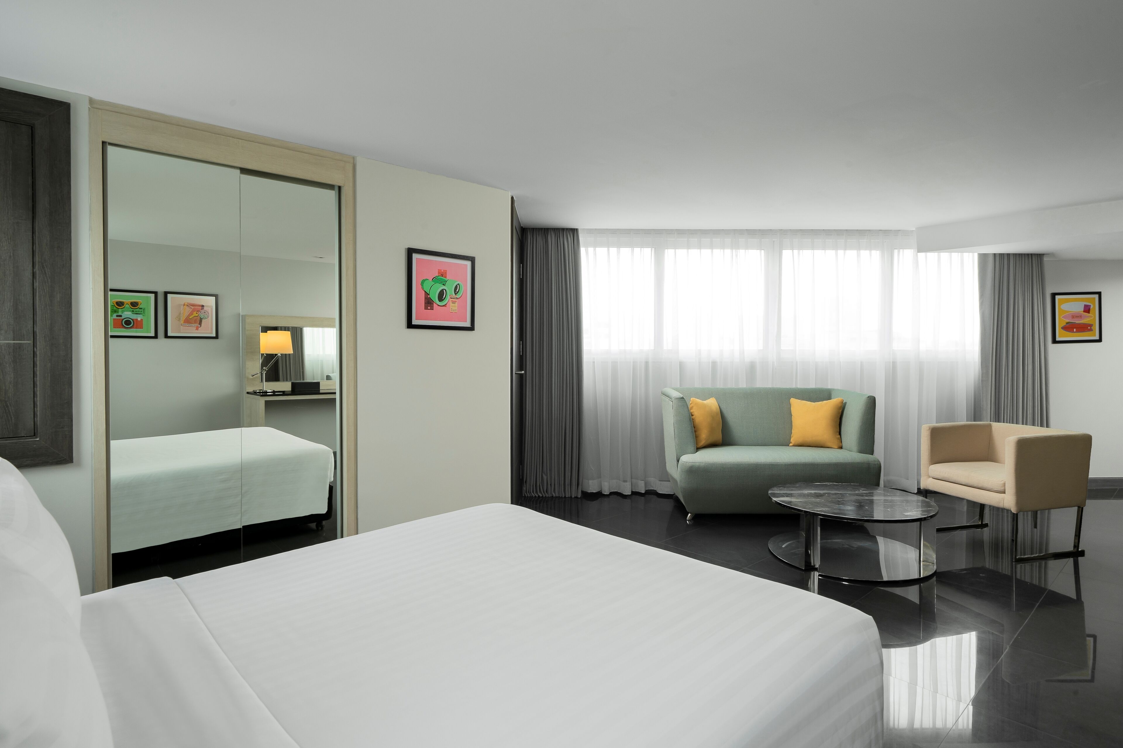 Premium kamer, 1 queensize bed | Uitzicht op de stad