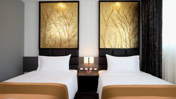 1 quarto, roupas de cama premium, cofres nos quartos