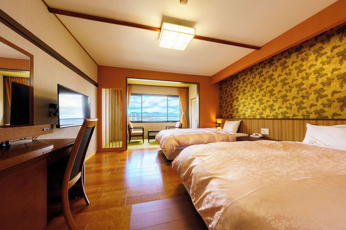 Twin Room (Japanese Style) Non-Smoking | In-room safe, free WiFi