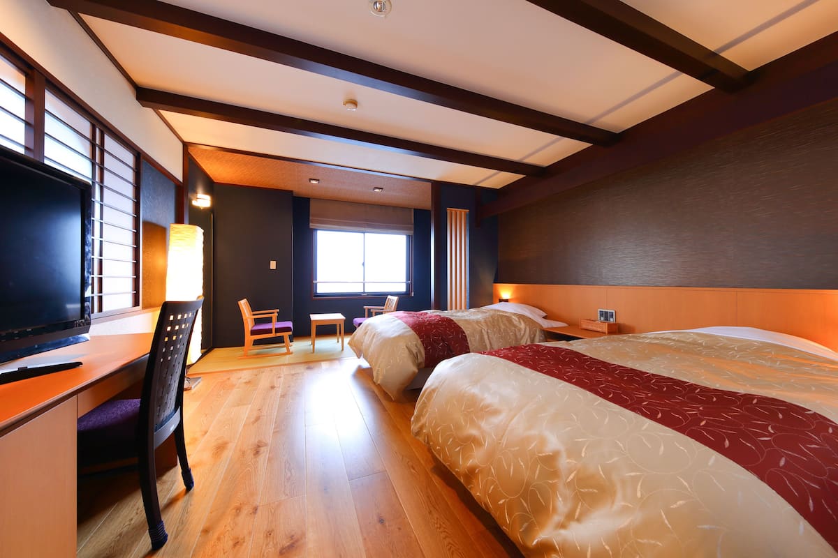 Twin Room (Japanese Style) Non-Smoking | In-room safe, free WiFi