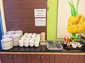 Se sirven desayunos y almuerzos