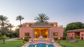 Villa, 7 Bedrooms, heated pool (Villa de Prestige + Bungalow) | Premium bedding, free minibar, in-room safe, desk