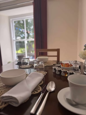 Free daily full breakfast