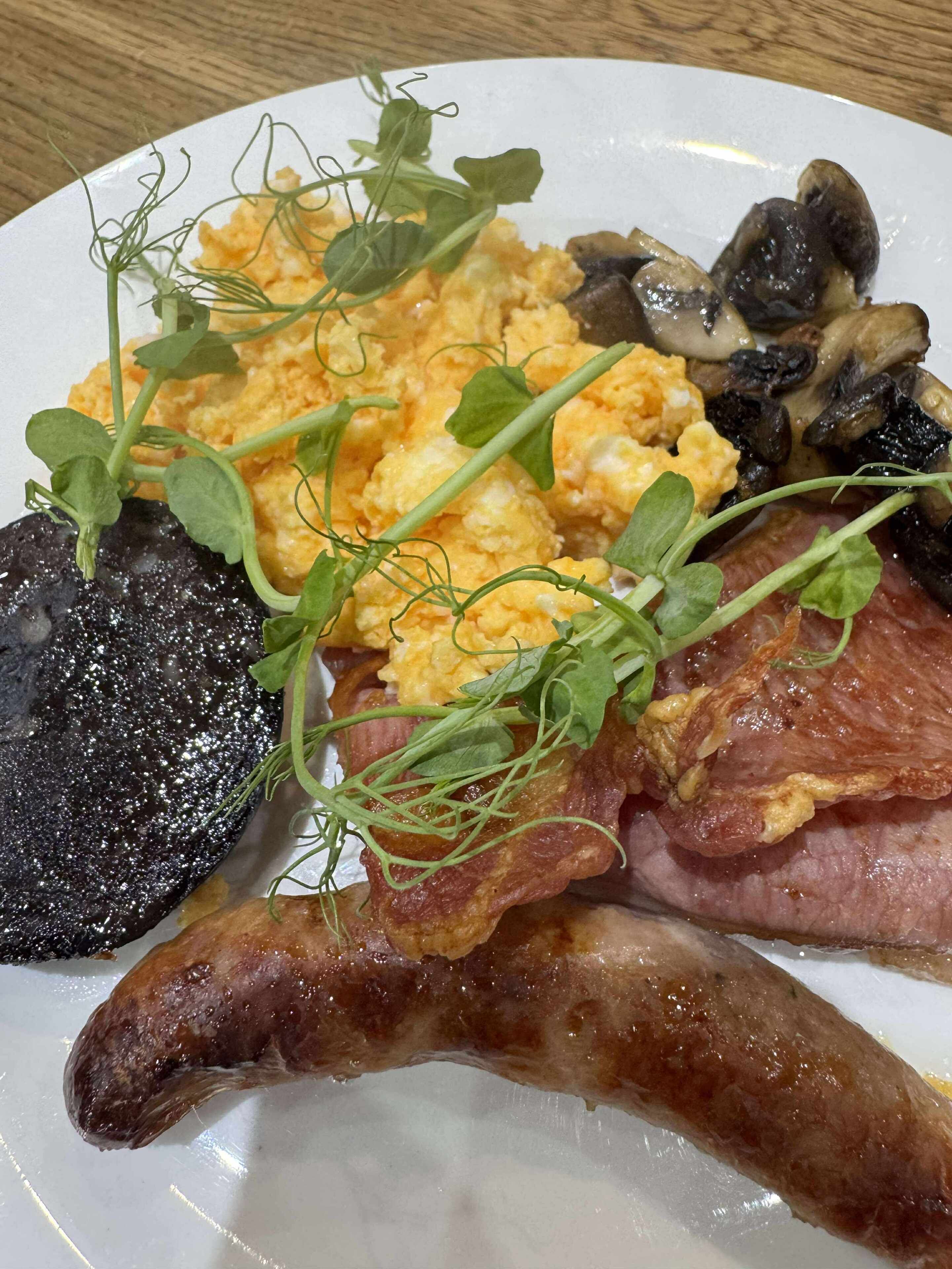 Free daily full breakfast