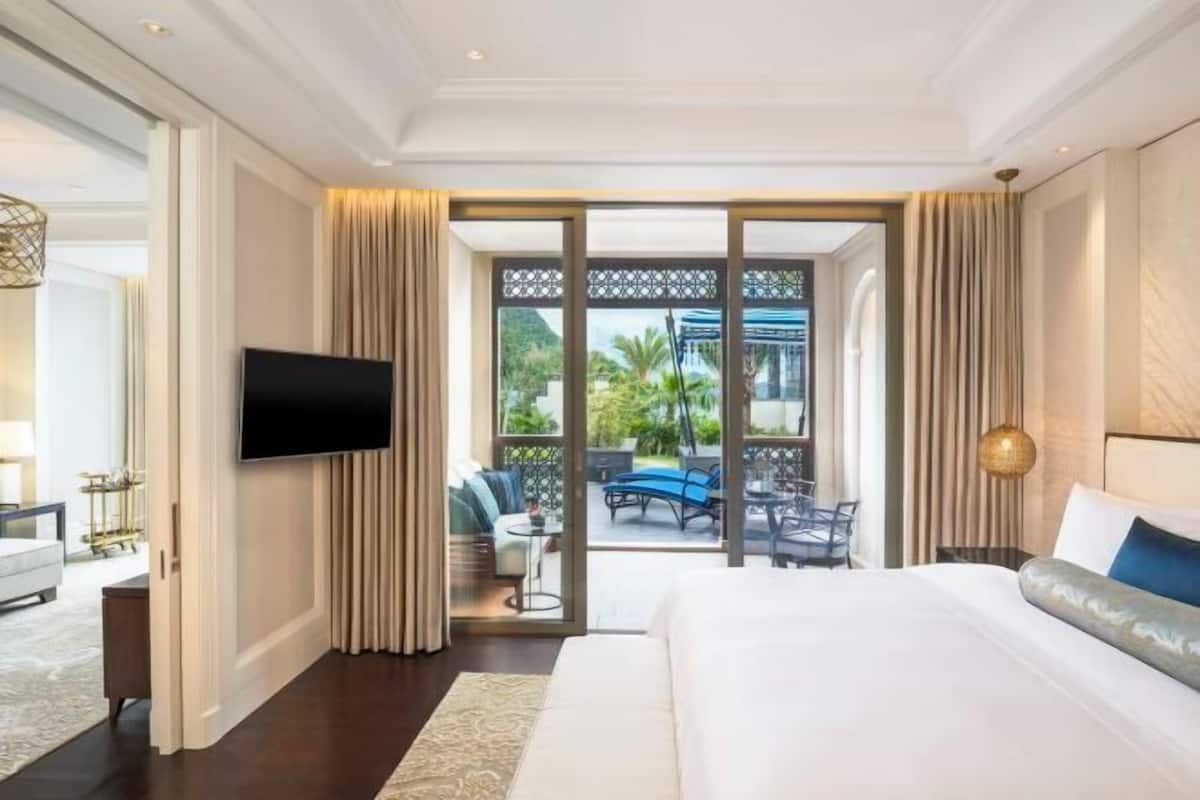 Ropa de cama de alta calidad y minibar