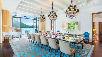 Villa, 4 Bedrooms, Private Pool (View) | Premium bedding, minibar, in-room safe, desk