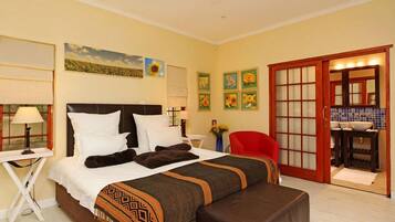 Premium bedding, down comforters, Select Comfort beds, in-room safe