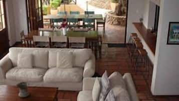 Zebra Lodge | Living room | TV