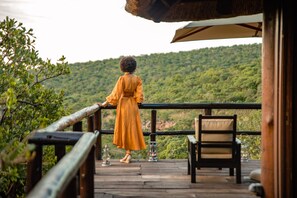 Blick von der Unterkunft