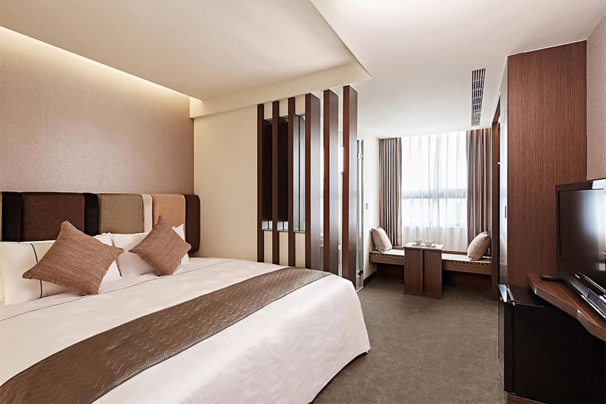 Standard Double Room, 1 Katil Raja (King) (Japanese Double) | Ruang kerja komputer riba, langsir/tirai gelap terus, kalis bunyi