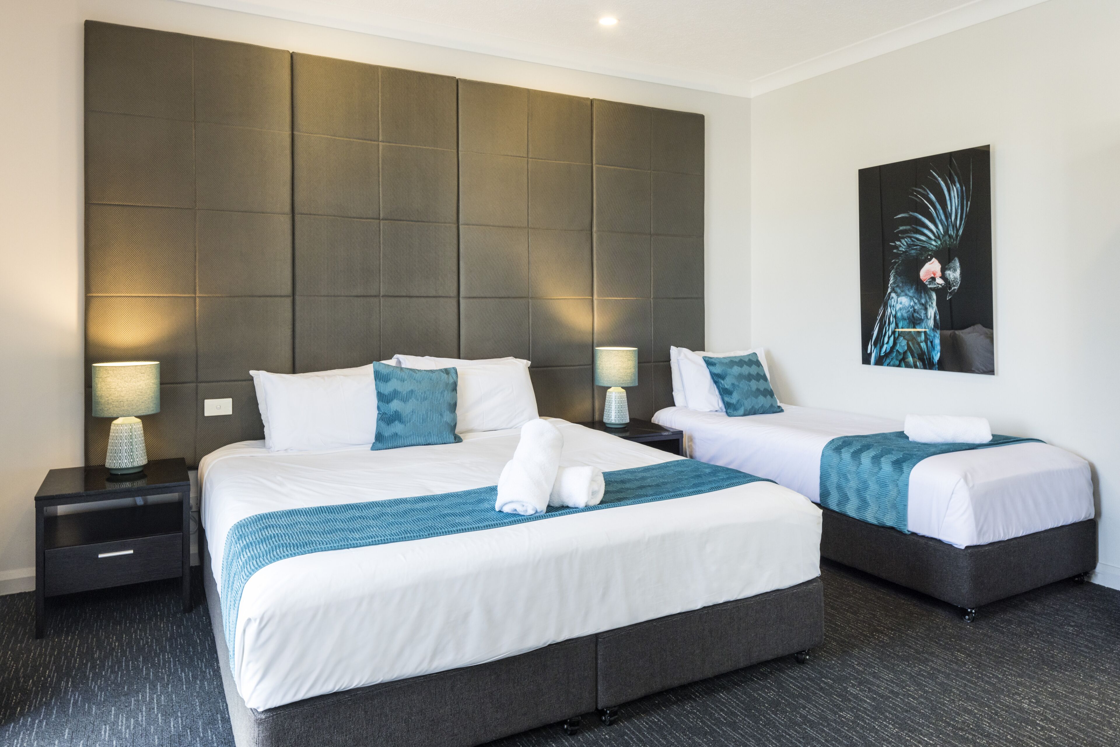 deluxe studio suite, 1 king bed with sofa bed | premium bedding, down duvets, desk, blackout curtains