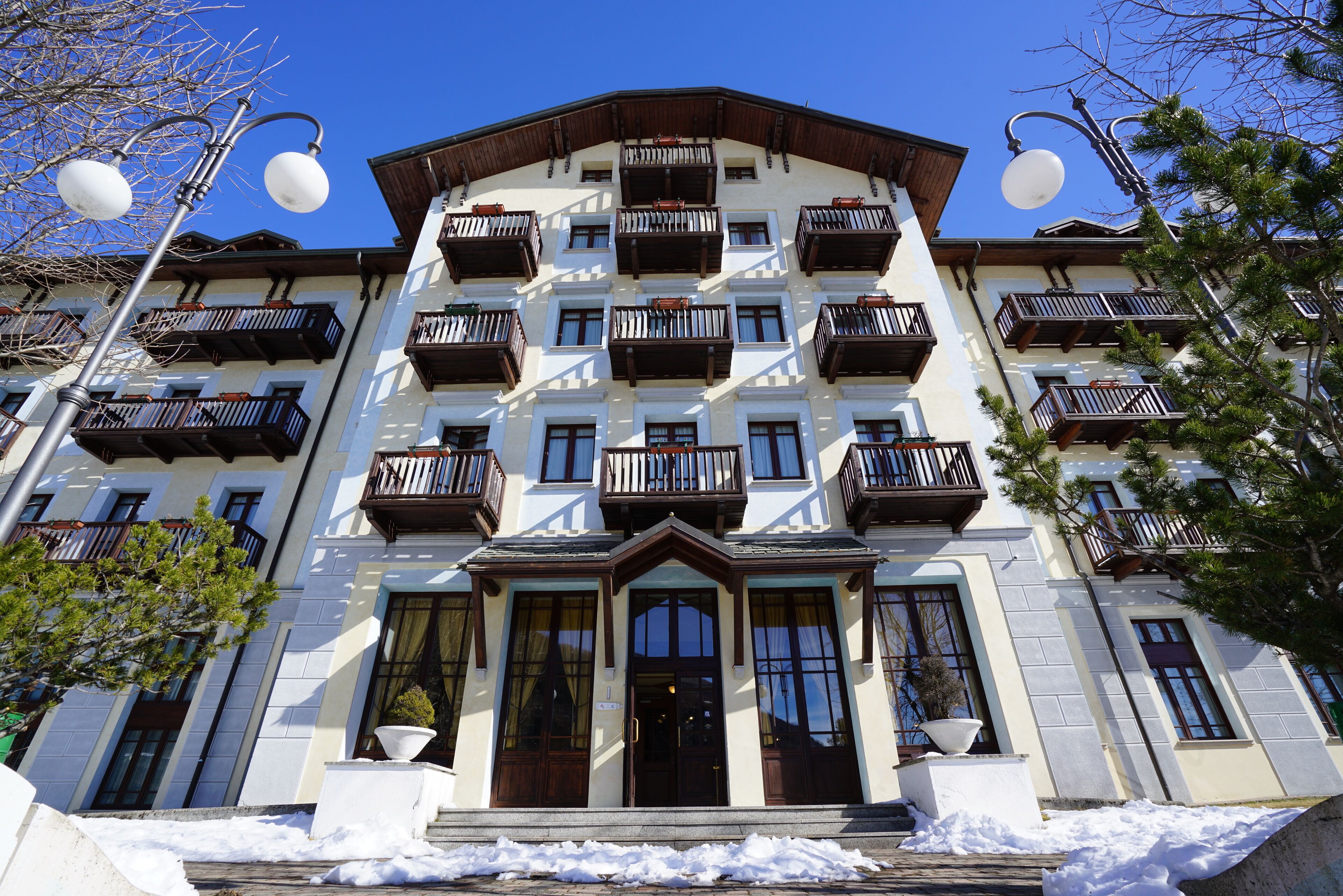 Facciata della struttura