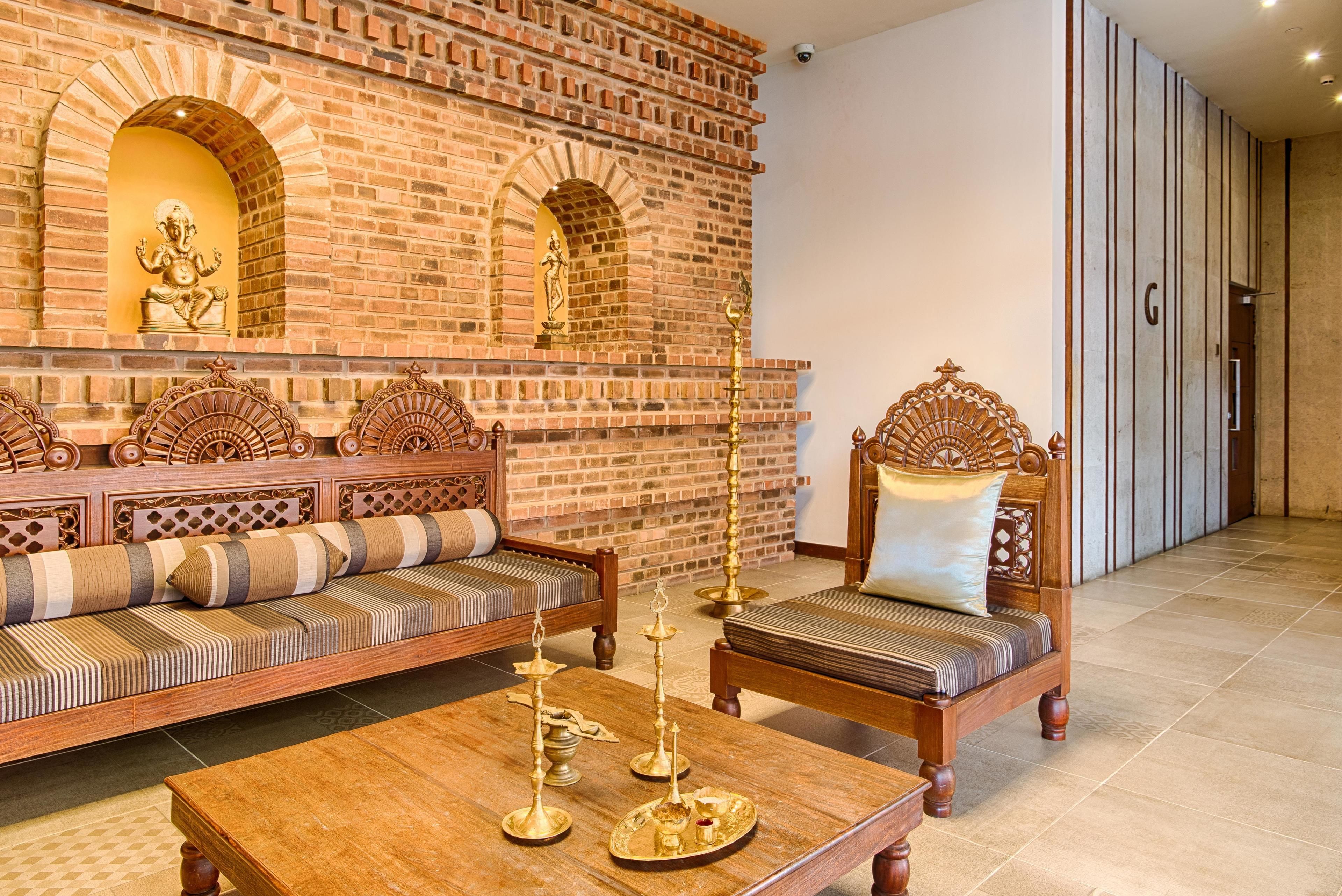 Sala de estar en el lobby