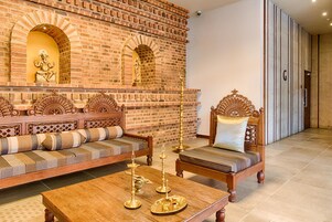 Sala de estar en el lobby