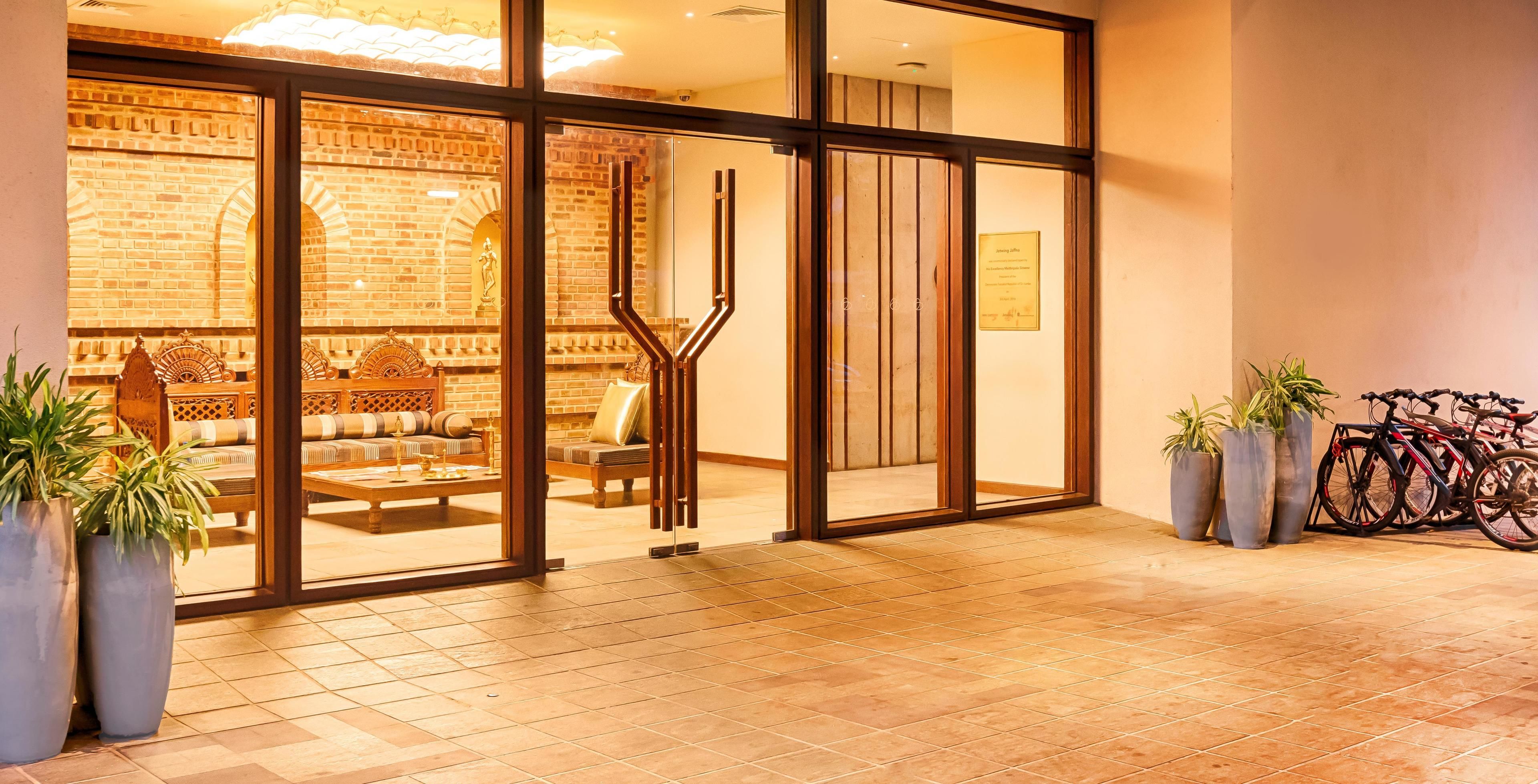 Interior entrance