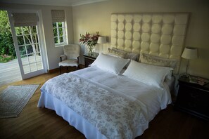 In-room safe, individually decorated, laptop workspace