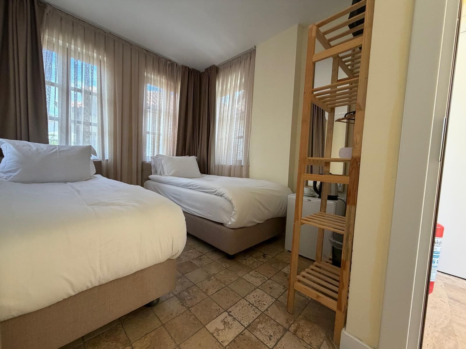 Economy Twin kamer | Een kluis op de kamer, geluiddichte muren, gratis wifi, beddengoed