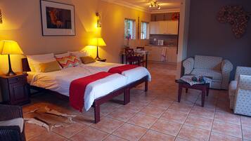 Rhino Studio Apartment | In-room safe, iron/ironing board, free WiFi, bed sheets