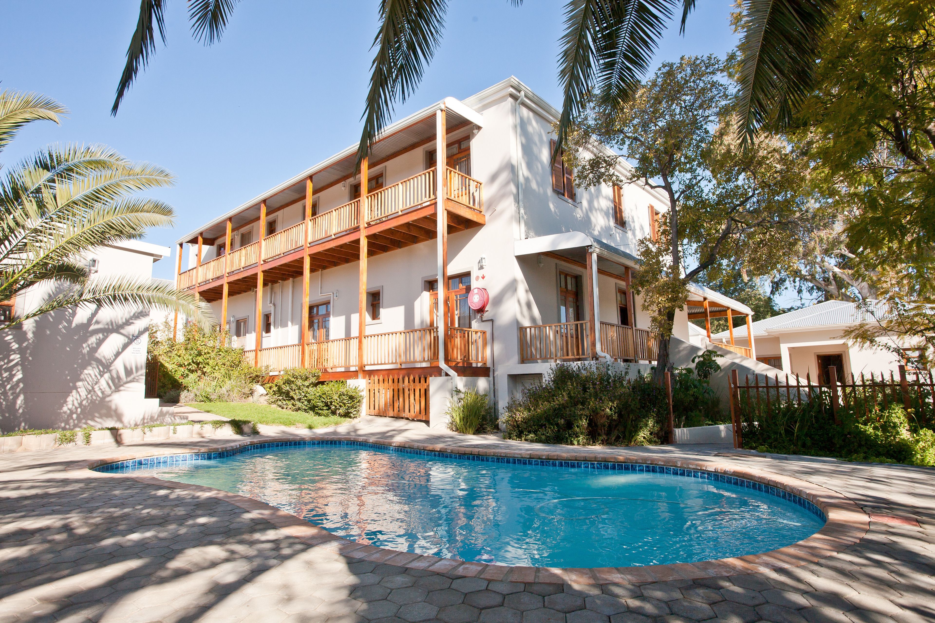 Voorkant van accommodatie