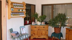 Interior entrance