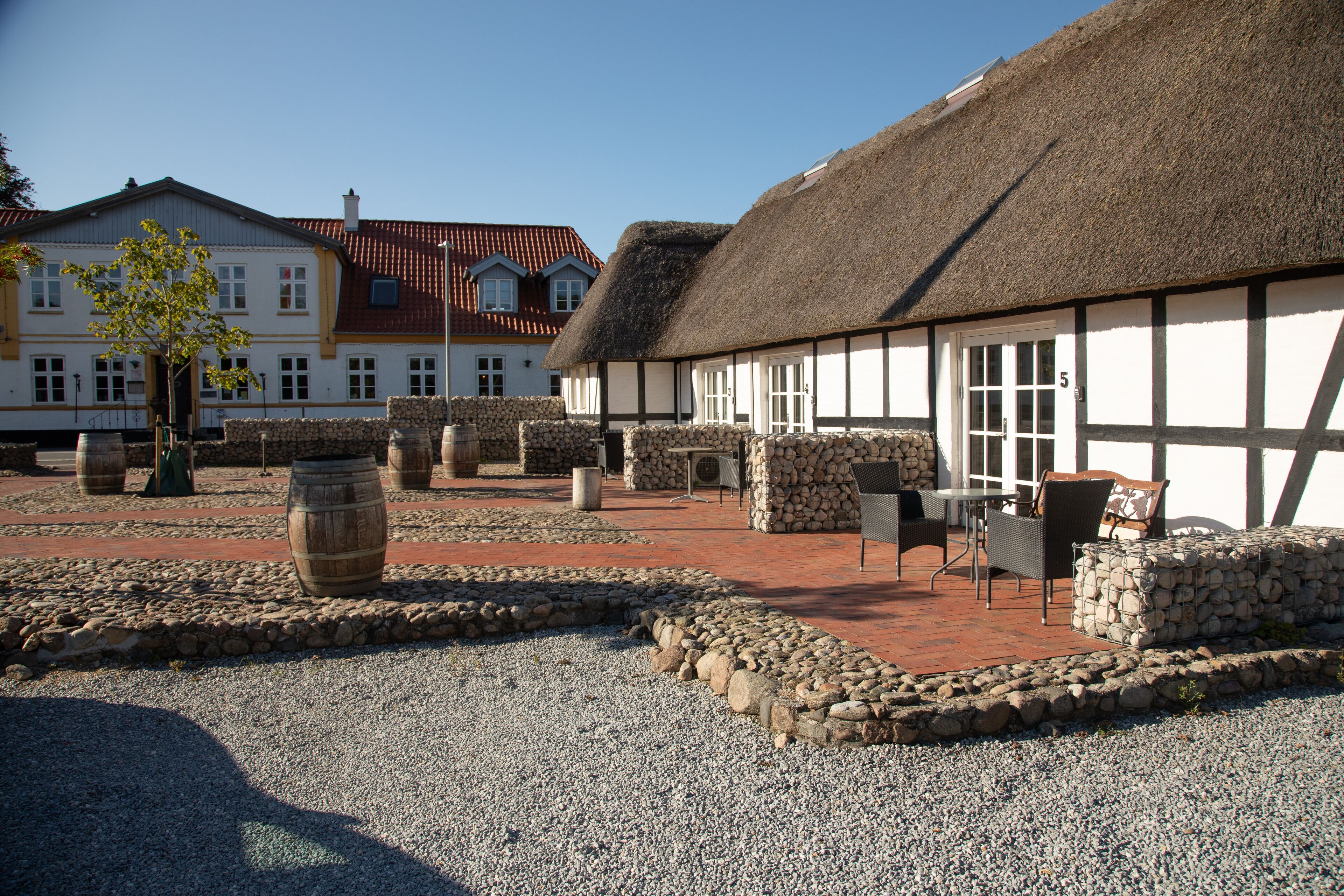 Overnatningsstedets facade