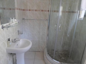 Comfort Room | Bathroom | Shower, free toiletries, hair dryer