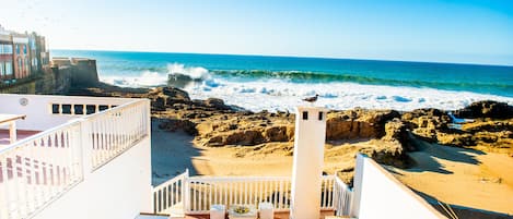 Vierpersoonskamer, uitzicht op zee | Luxe beddengoed, Select Comfort-bedden, verduisterende gordijnen