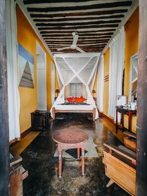 Premium suite | 9 slaapkamers, lakens van Egyptisch katoen, luxe beddengoed, donsdekens