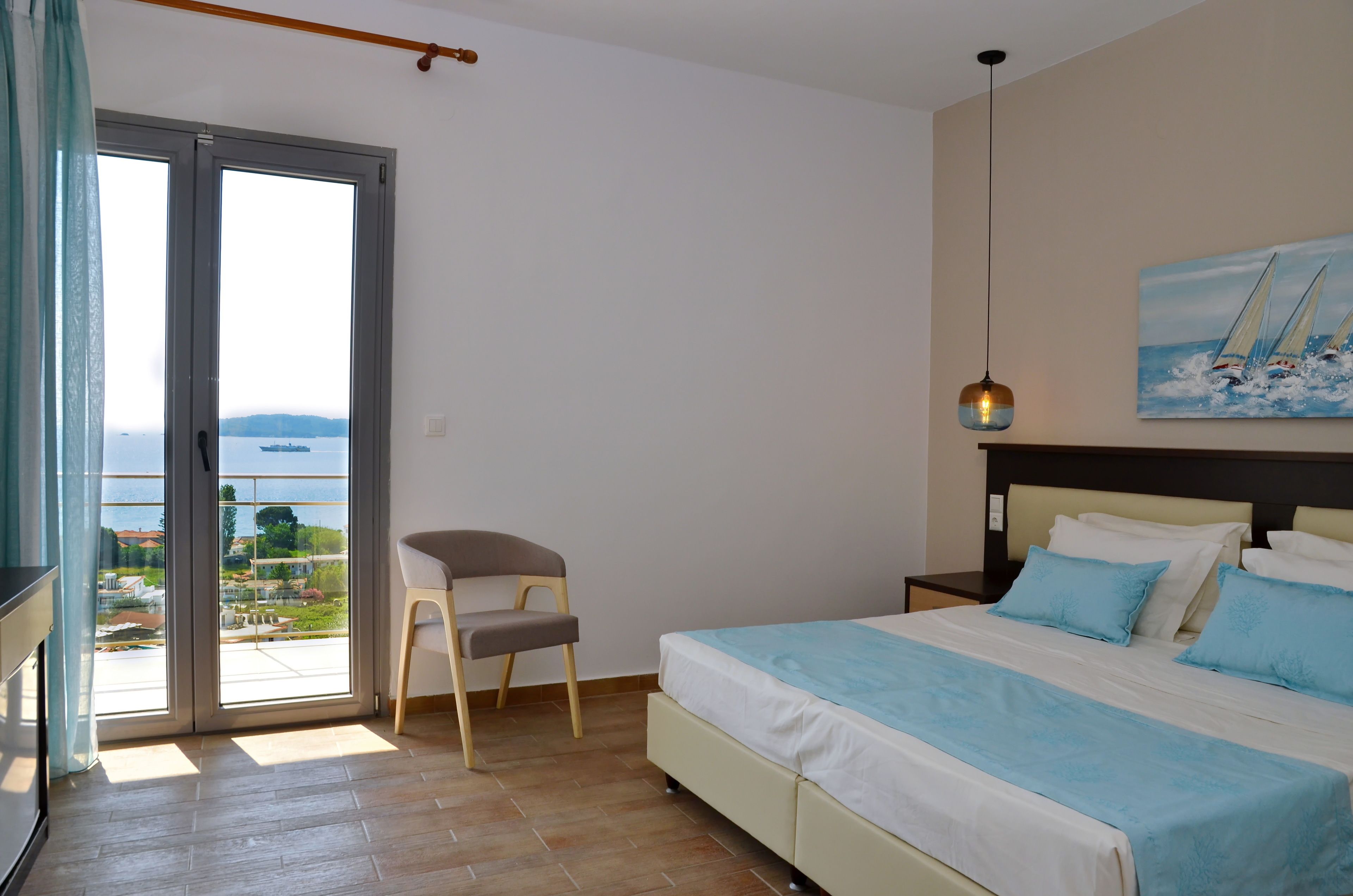 Family Bungalow, Sea View | Hypo-allergenic bedding, minibar, in-room safe, desk