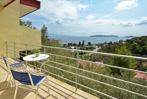 Family Bungalow, Sea View | Balcony - Belvedere (Skiathos)