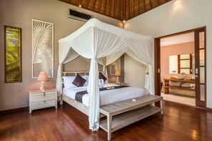 别墅, 3 间卧室, 私人游泳池 | 3 多间卧室、客房内保险箱、办公桌、遮光窗帘