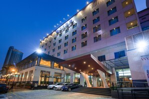 Front of property – evening/night